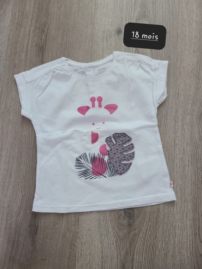 T-shirt fille 18 mois