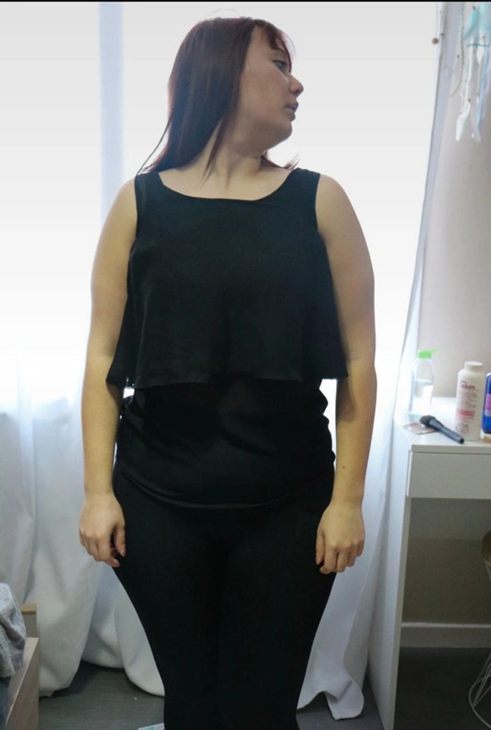 Joli haut fluide léger noir - Dressing trié par tailles - photo numéro 2