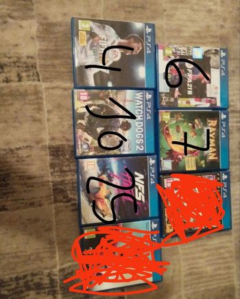 Jeux de ps4 a vendre en lot ou a la unité