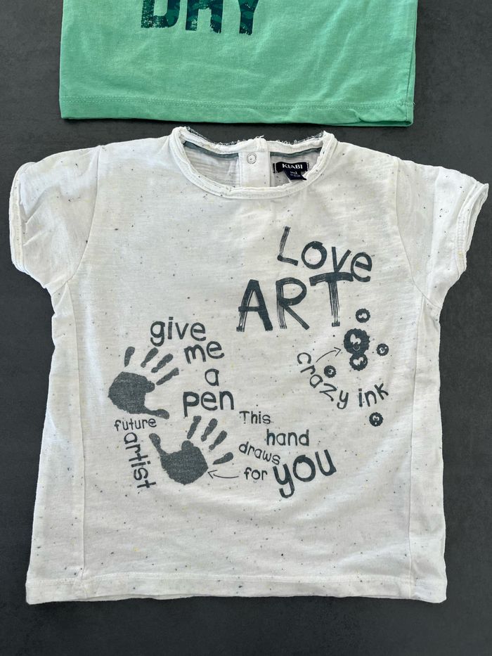 2 tee shirts 18 mois - photo numéro 2