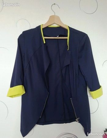 Veste souple, manche 3/4, pour femme, Taille M, en tbe