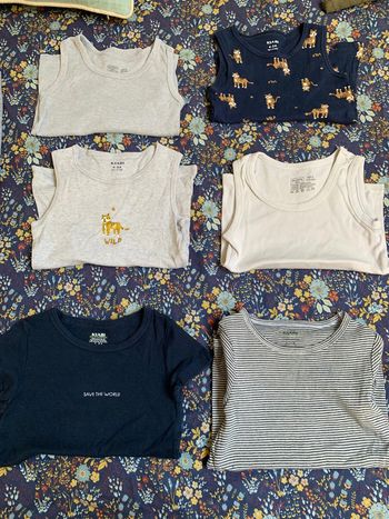6 maillots de corps 5 ans / Kiabi