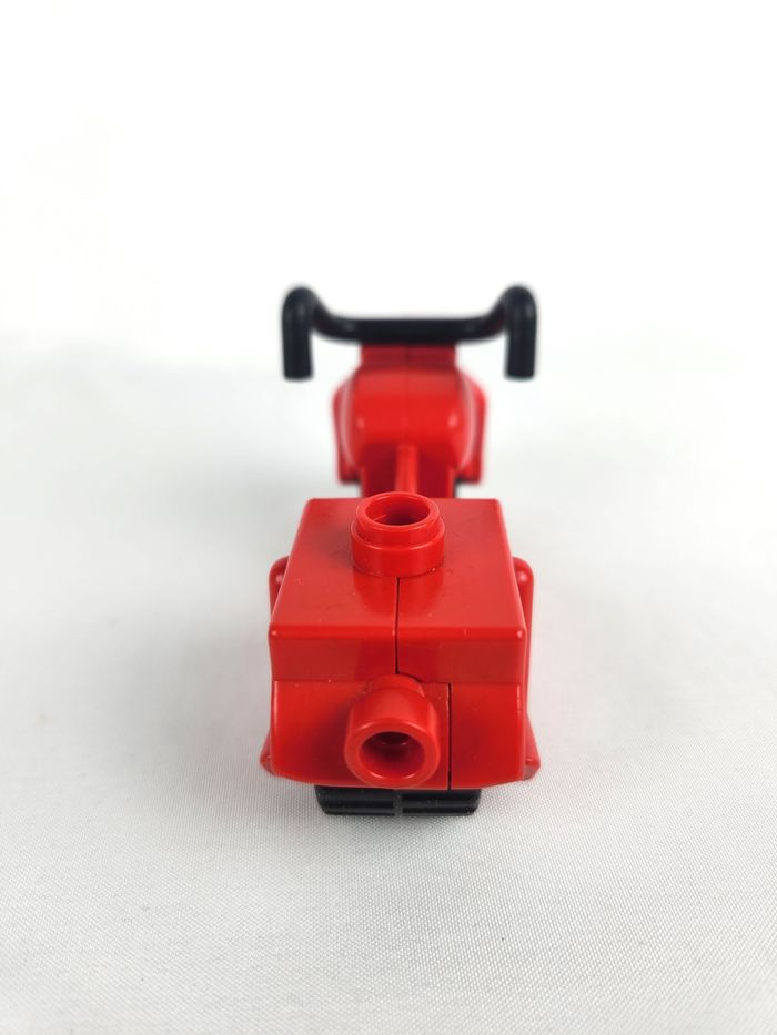 Lego Duplo Moto - Rouge Vintage - 10 cm - photo numéro 3