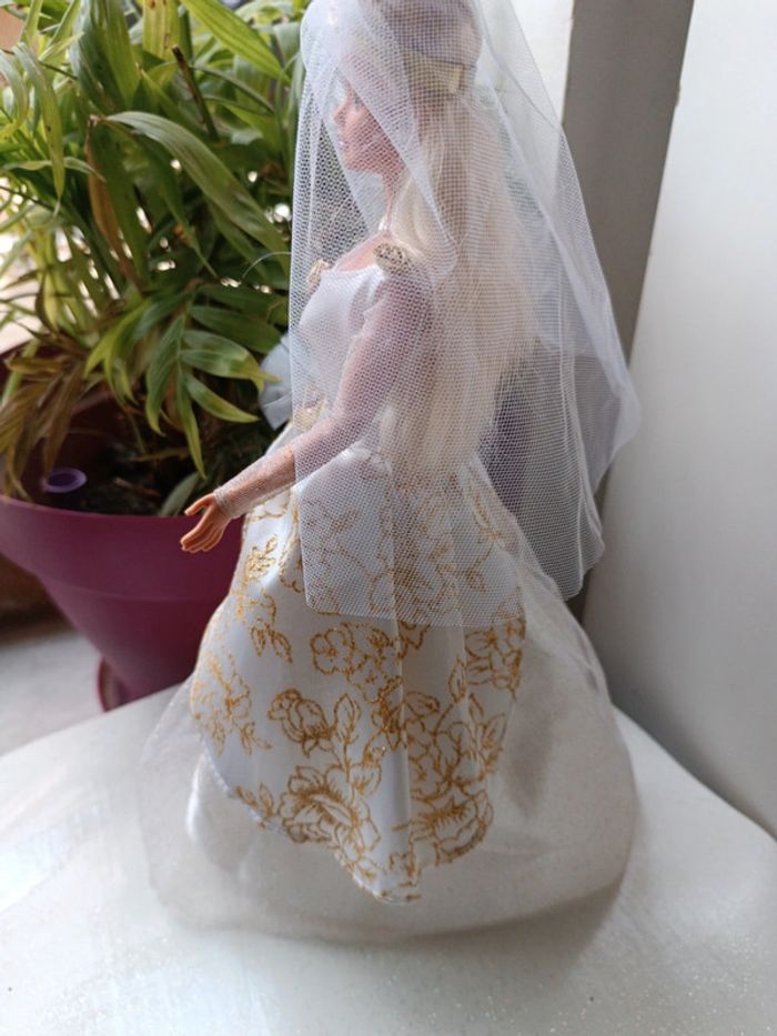 Barbie mattel doll poupée mannequin club mariage jeune mariée wedding wedd 1997 beautiful bride - photo numéro 11