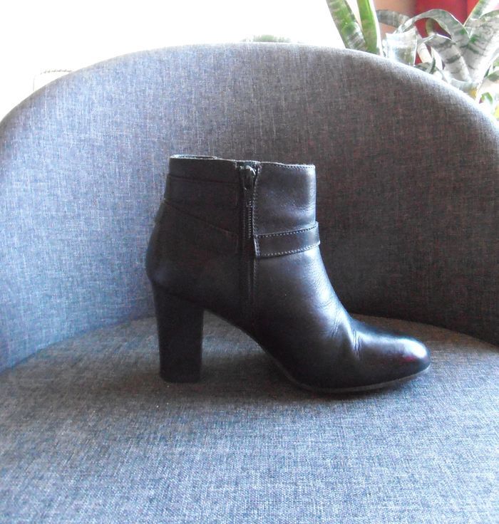 Bottines noires, Minelli, Paris, pointure 36, femme - photo numéro 4