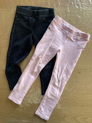 2 pantalons filles 3 ans 