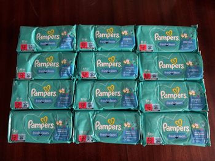 Lingettes Pampers Fresh Clean