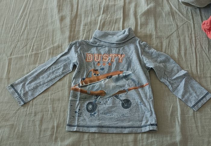 Tee shirt col roulé Disney Planes 2 ans