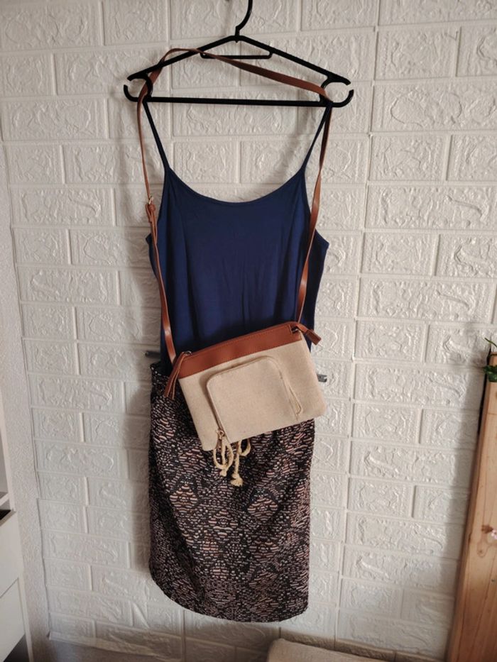 Ensemble jupe, débardeur et sac - photo numéro 2