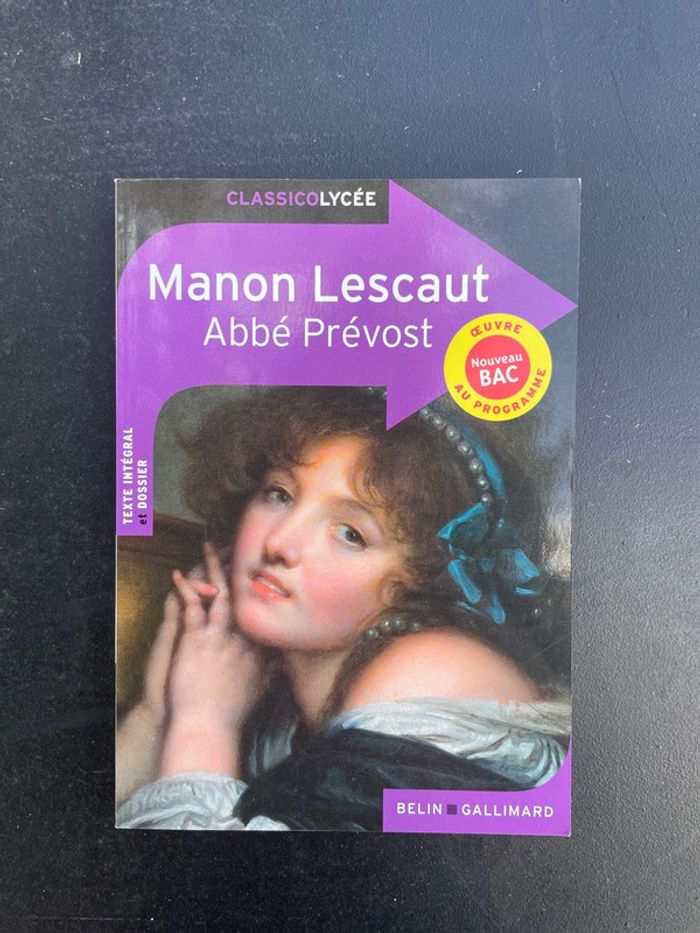 Livres Manon Lescaut