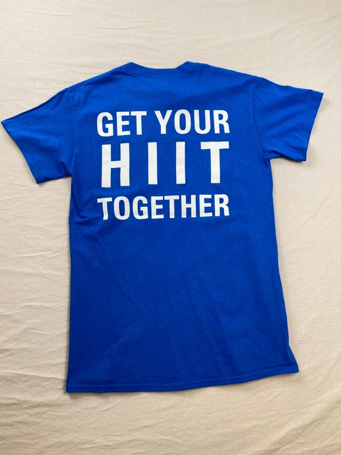 T-shirt imprimé sport USA, homme, été, bleu, S - photo numéro 3