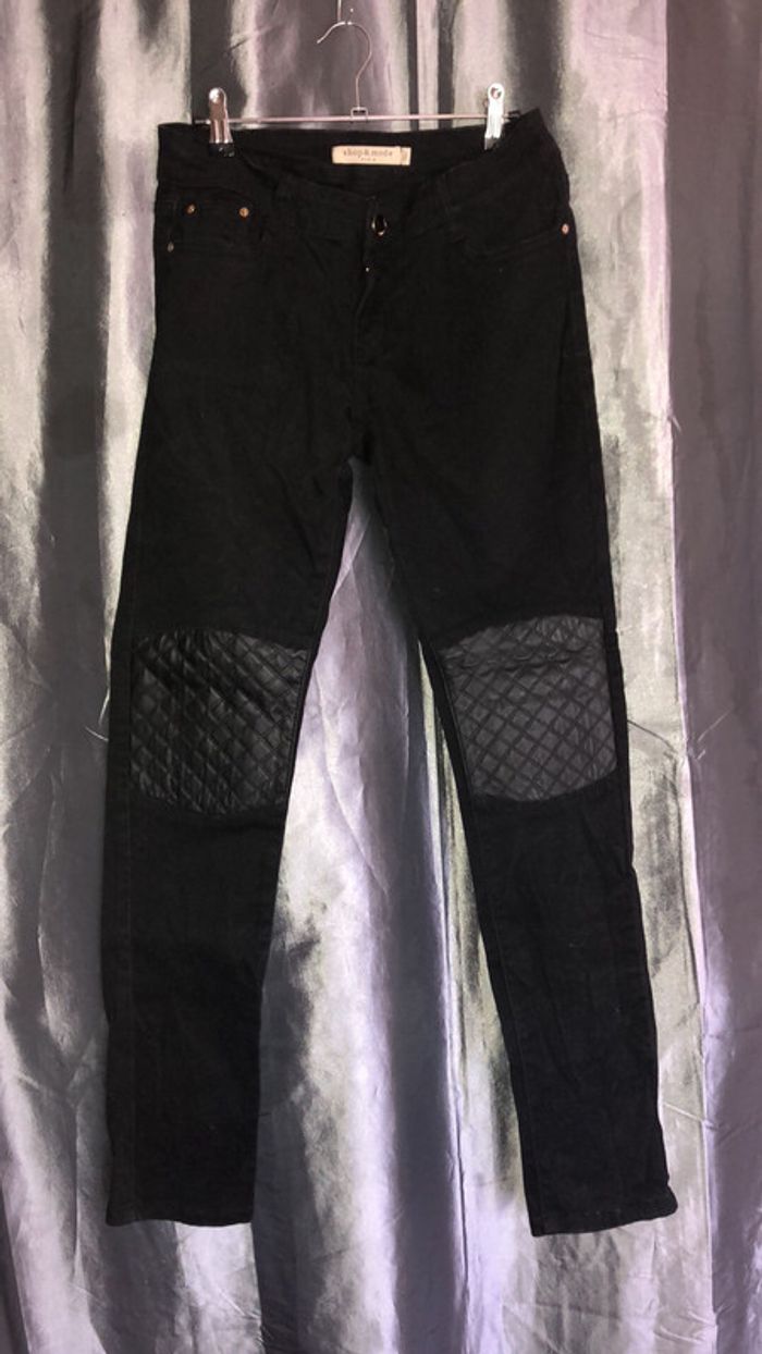 Pantalon taille 42 détails matelassés - photo numéro 2