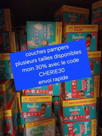 Couches pampers 
