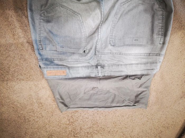 Jean de grossesse 7/8 H&M gris - photo numéro 4