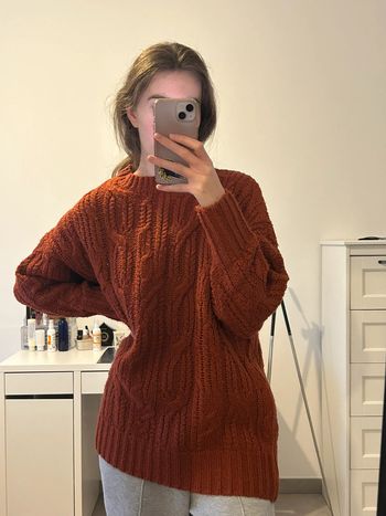 Pull long bordeaux Pull & Bear