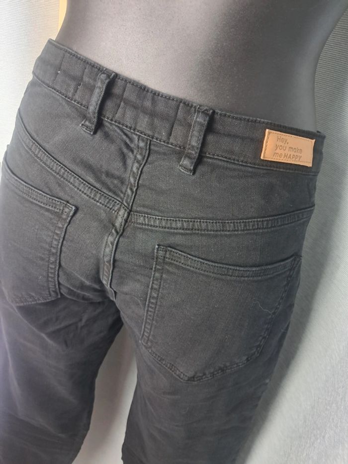 HAPPY jean cargo noir t.36 en tbe - photo numéro 10