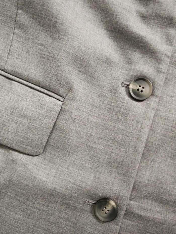 Veste blazer sans manches grise H&M T.XS - photo numéro 2