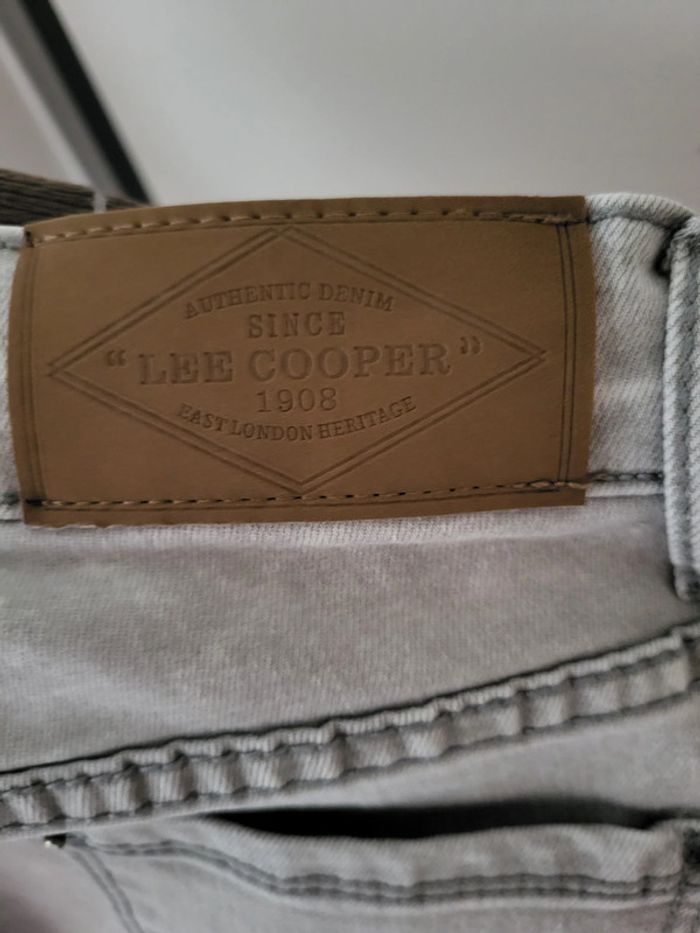 Jean Slim Lee Cooper gris clair 14 ans - photo numéro 4