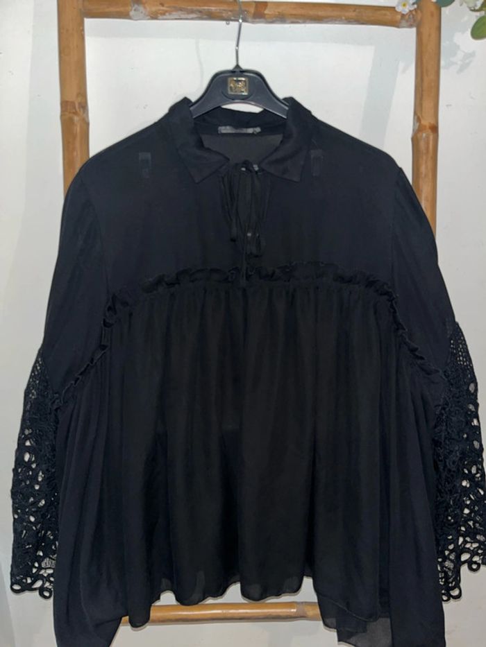 Blouse large noire  Flam mode - photo numéro 2