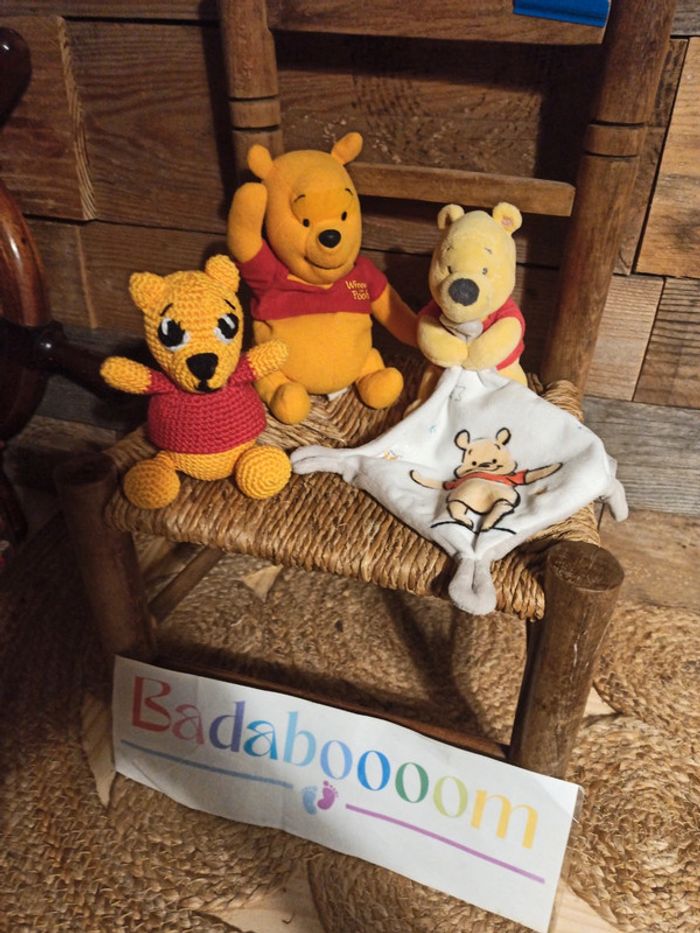 Peluche doudou Winnie l'ourson tbe - photo numéro 2