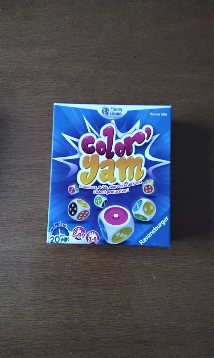 Color ’ Yam , jeux de société ,neuf ,dès 8 ans ,Ravensburger