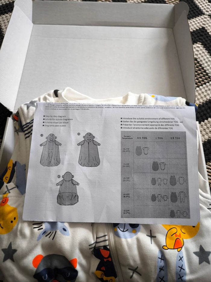 Gigoteuse hiver bébé réglable 3 a 18 mois 60-70-90cm neuve - photo numéro 4