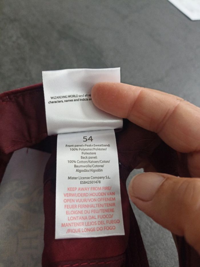 Casquette Harry Potter - photo numéro 4