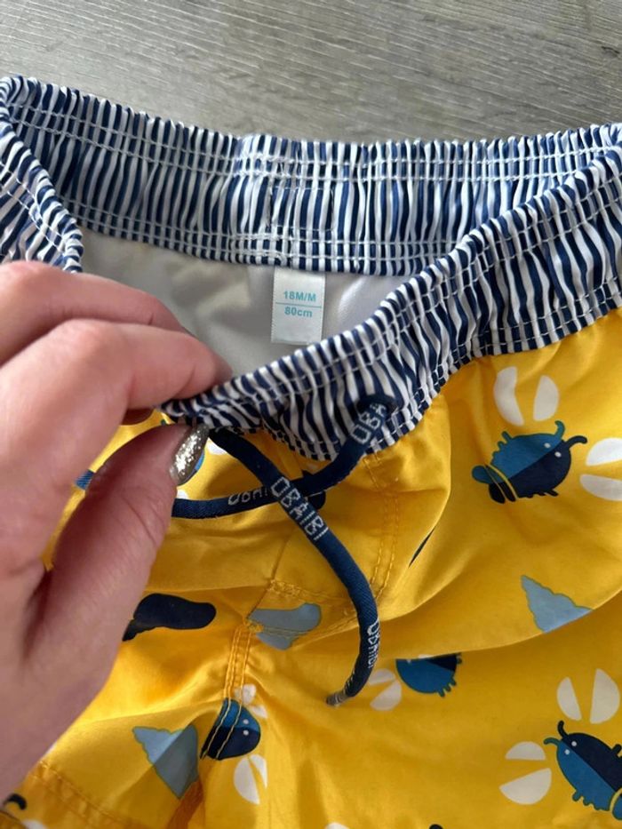 Short de bain obaibi 18 mois neuf - photo numéro 3