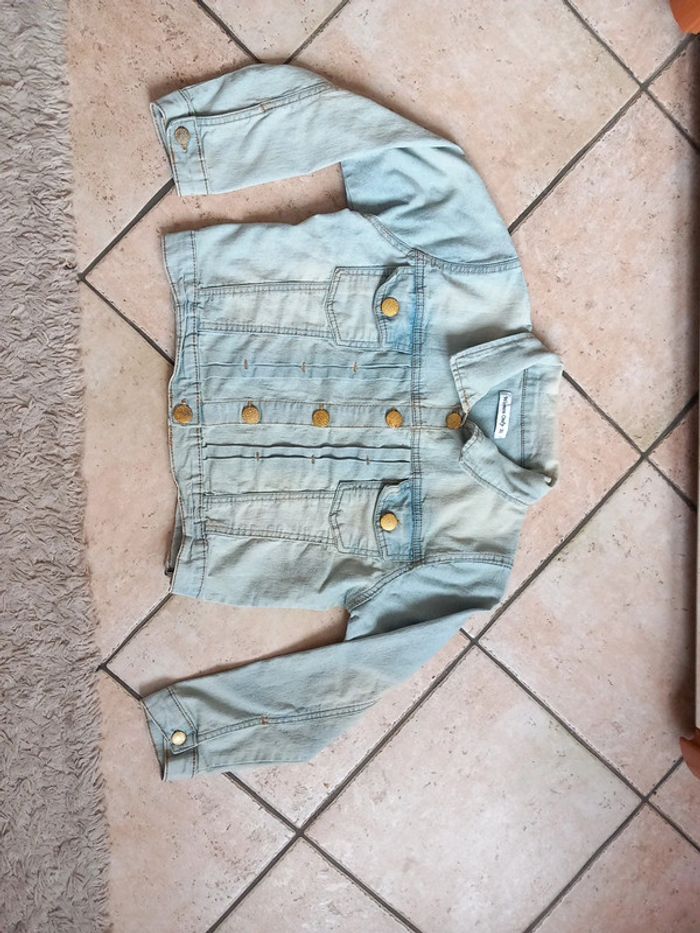 📦veste coton jeans bleu clair T36 Women Only - photo numéro 2