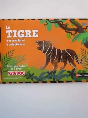 Le tigre à assembler et à collectionner