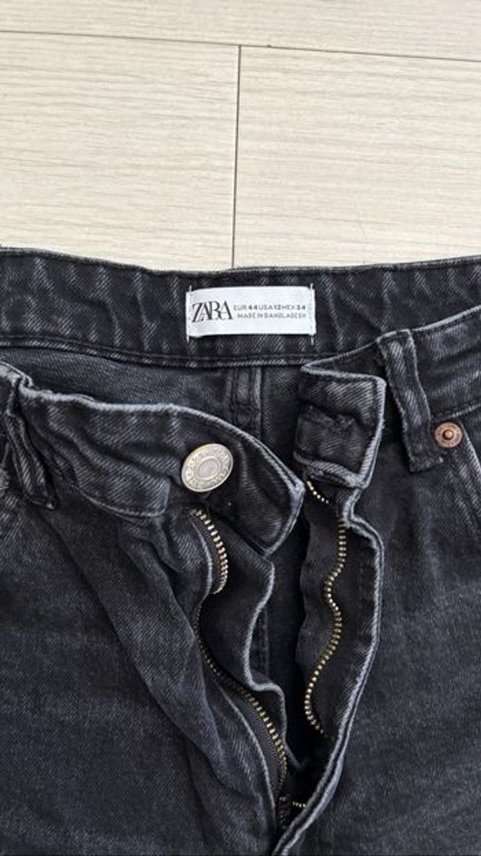 Jean noir, taille 44, Zara - photo numéro 2