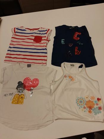 Lot t shirt fille 3ans