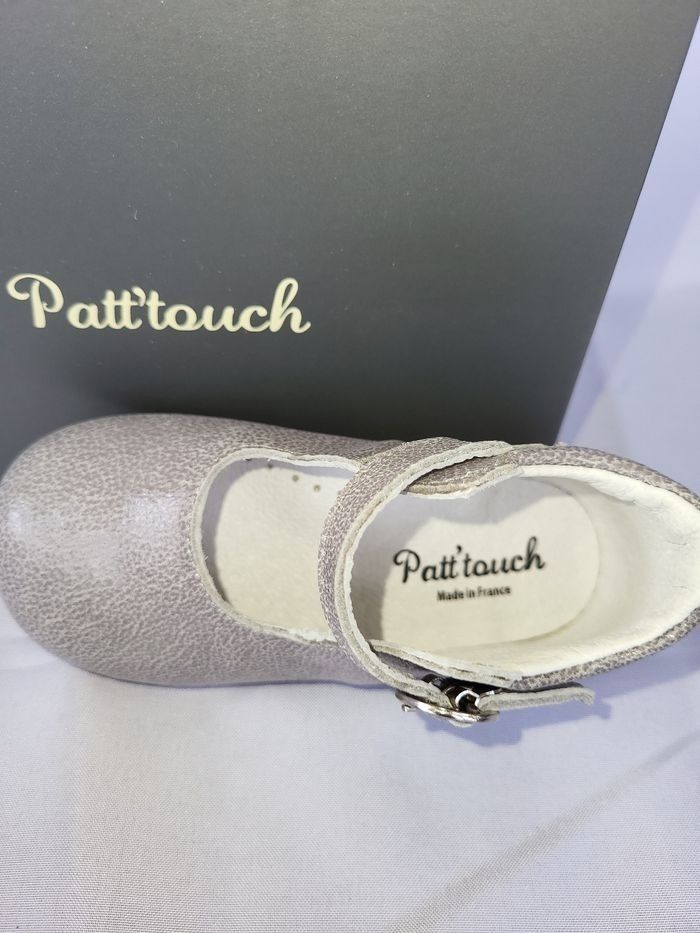 Chaussures charles IX fille en cuir gris Point 21 Made in France 🇨🇵 - photo numéro 5