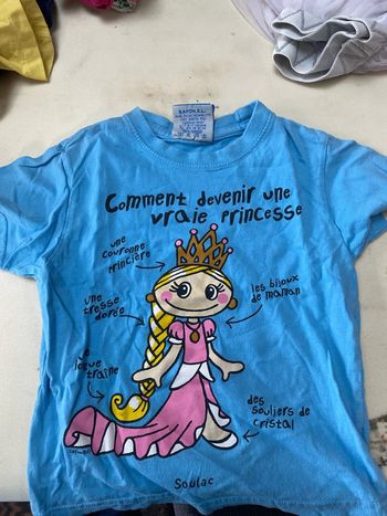 Lot 3 tee shirt mc 4 ans