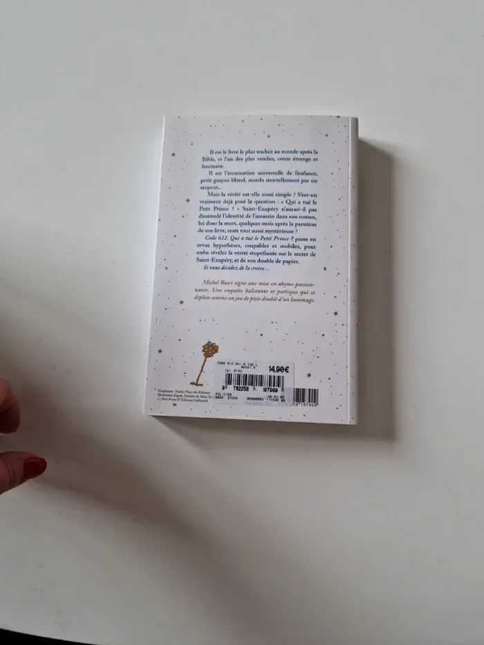 Livre  Code 612 Qui a tué le petit Prince ? de Michel Bussi - photo numéro 2