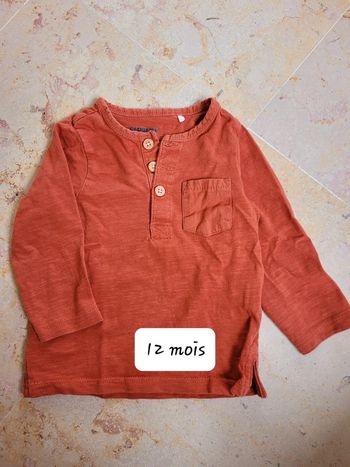 Tee-shirt manches longues (12 mois)