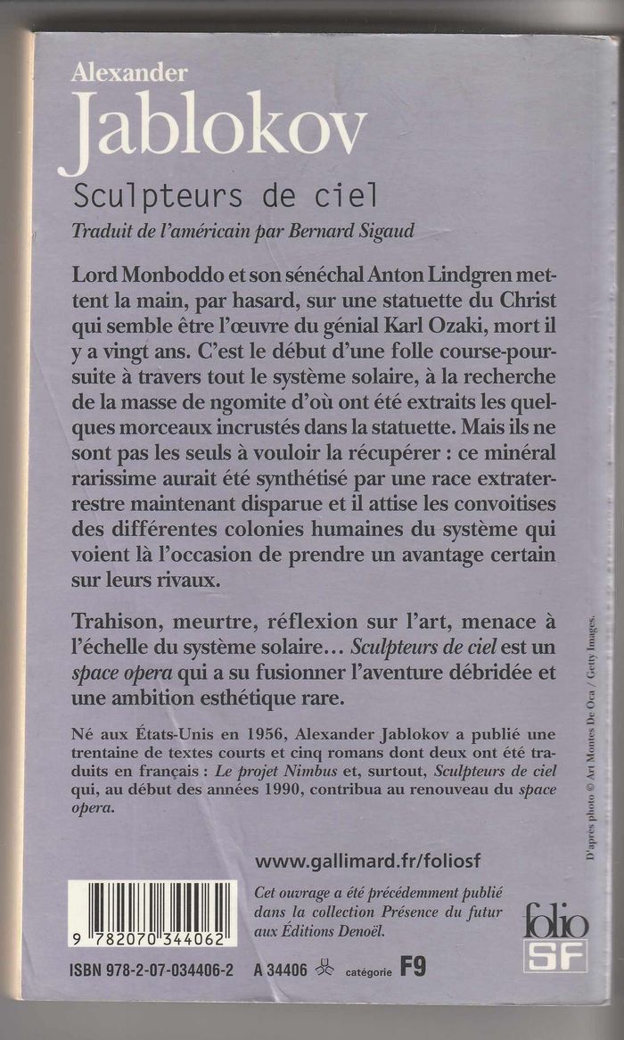Alexander Jablokov, Sculpteurs de ciel - photo numéro 2