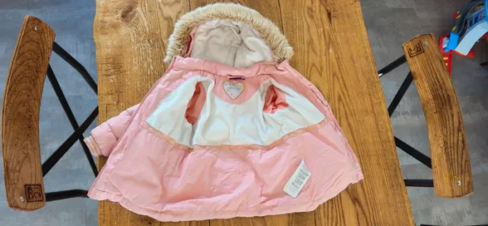 Veste rose hiver polaire 2 ans 92cm sergent major - photo numéro 2