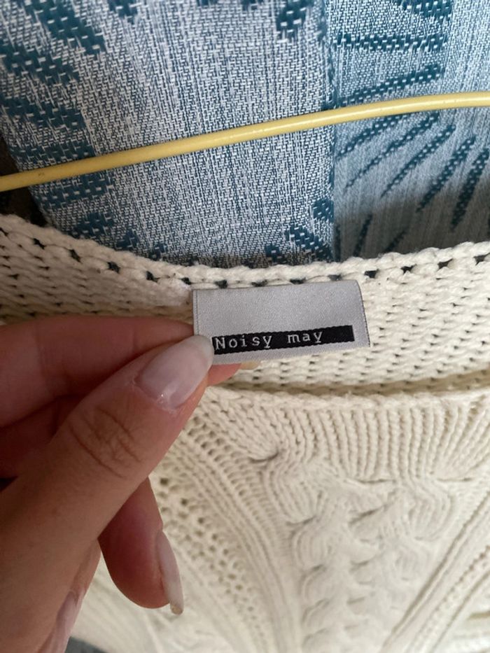 Pull torsadé beige - photo numéro 2