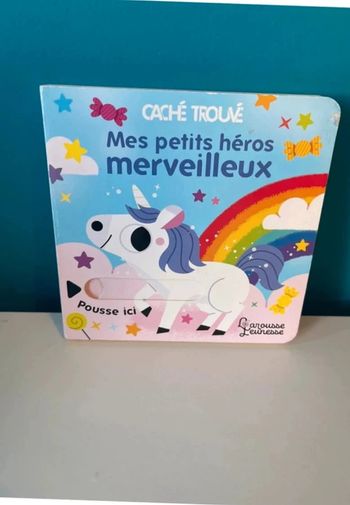 Livre animé cache trouve mes petits héros merveilleux
