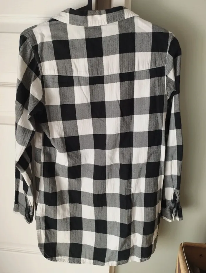 Chemise longue à carreaux Name it 11 12 ans - photo numéro 2