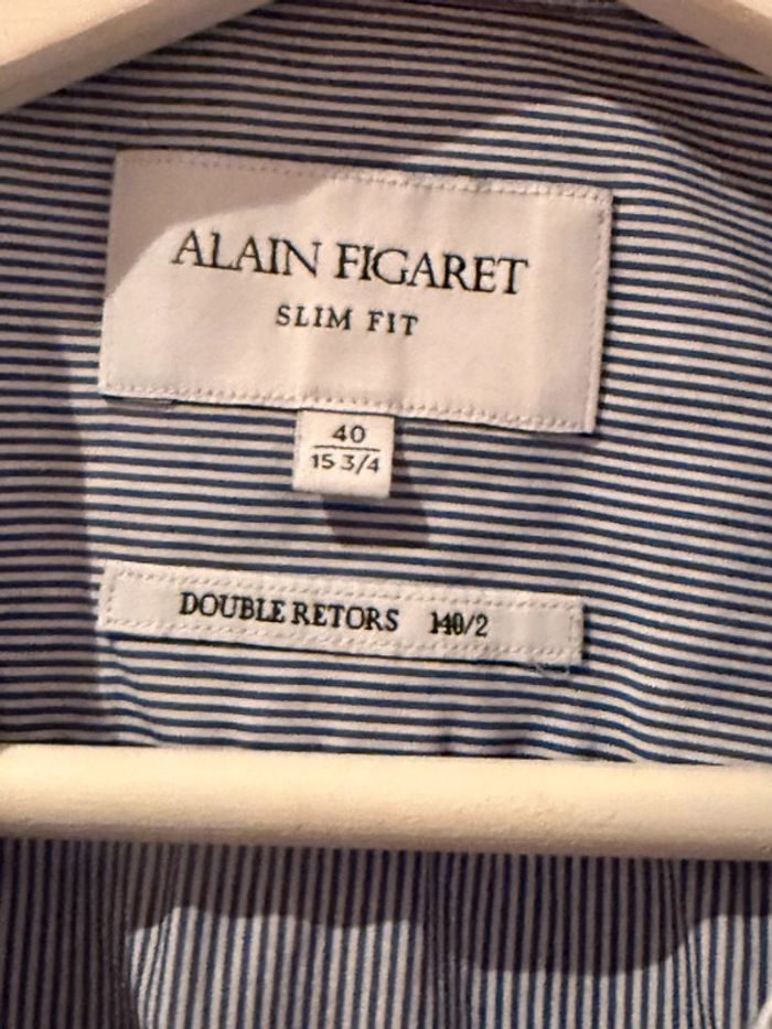 Belle chemise Alain Figaret Slim fit 🌸 40 - photo numéro 10
