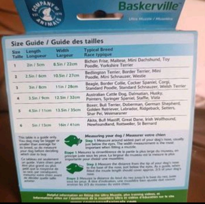 Museliere taille 2 prix négociable - photo numéro 3