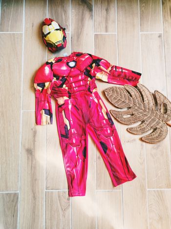 💫Iron man - Déguisement /costume deluxe rembourré avec masque - Avengers Marvel