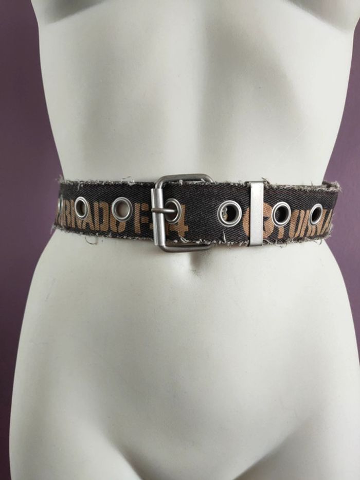 Ceinture vintage en tissu - photo numéro 3