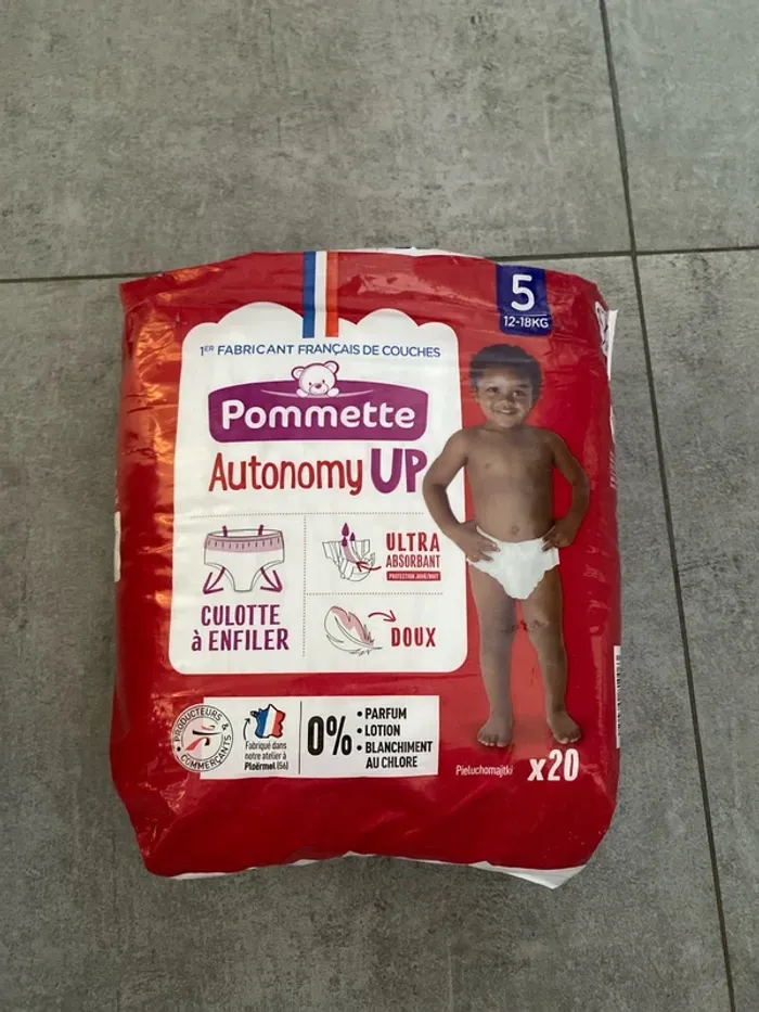 Paquet de couches pommette autonomy up