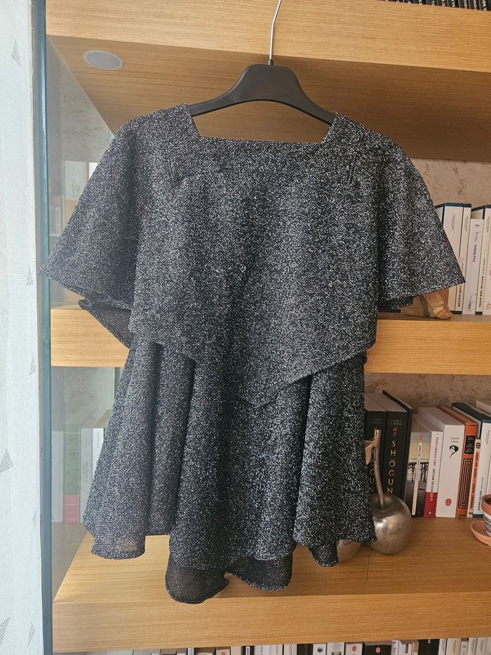 Haut en lamé noir - photo numéro 2