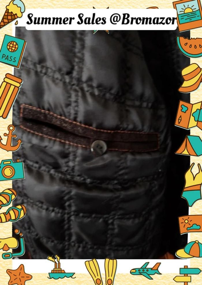 Blouson vintage en cuir Olly Gan taille XL - photo numéro 8