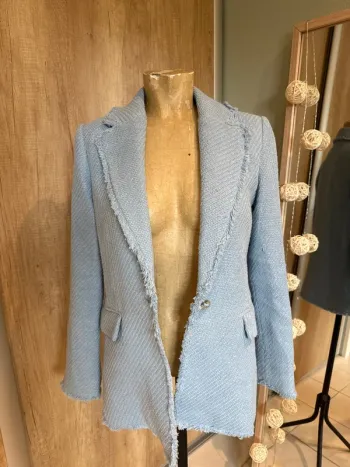 Magnifique blazer en tweed femme