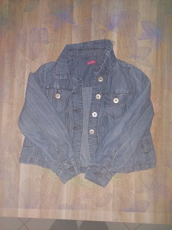 Veste en jean fille 150 cm